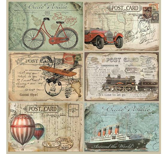 Scrapbook block "Around the World"