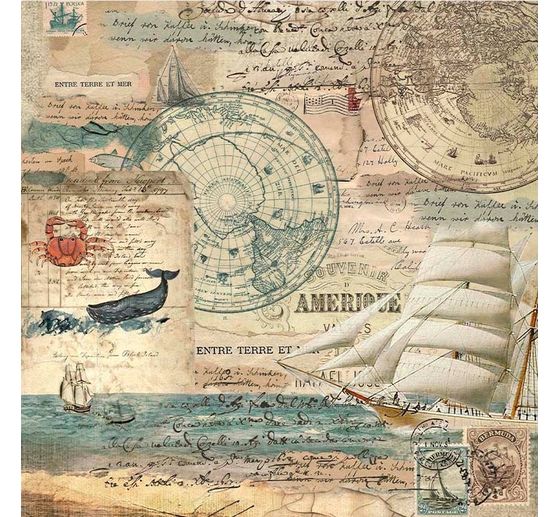 Scrapbook block "Around the World"