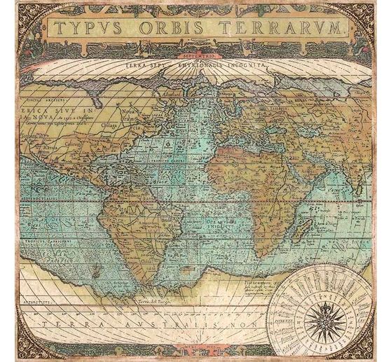 Scrapbook block "Around the World"