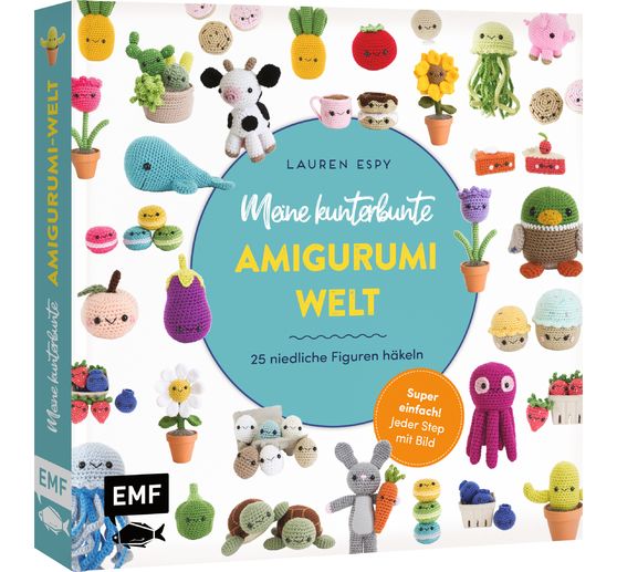 Book "Meine kunterbunte Amigurumi-Welt - super einfach 25 niedliche Figuren häkeln"