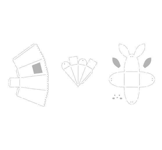 VBS Stencil set "Easter boxes", 3 pcs.