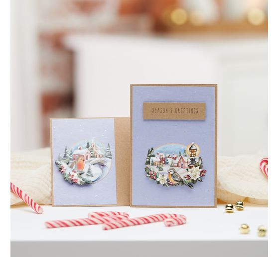 3D-Stanzbogen-Set "From Santa with love"