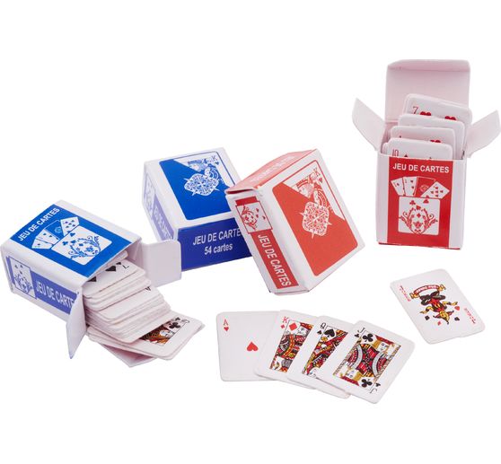 Miniature playing cards set
