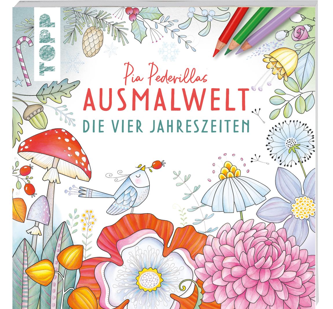 Buch "Pia Pedevillas Ausmalwelt - Die vier Jahreszeiten"
