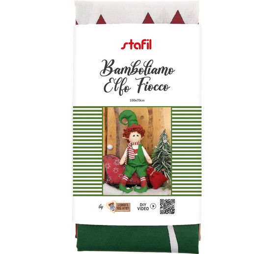 Dolls sewing craft kit "Elf snowflake"