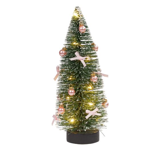 Miniatur Tanne mit LED Beleuchtung, 14 cm