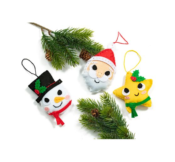 Avenue Mandarine Kreativ-Box Nähen Mini Couz’IN "Weihnachtsanhänger"