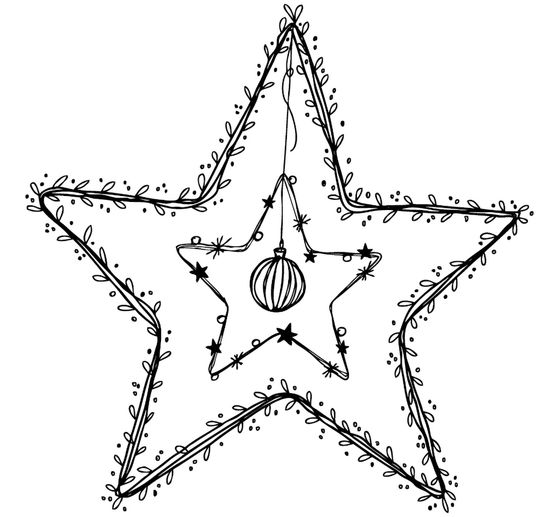 BUTTERER Stempel "Star und Sternchen"