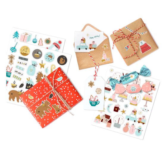 Glitzersticker-Set "Winter"