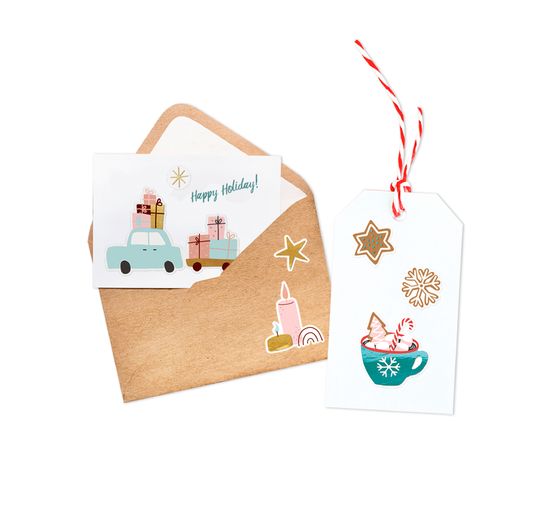 Glitzersticker-Set "Winter"
