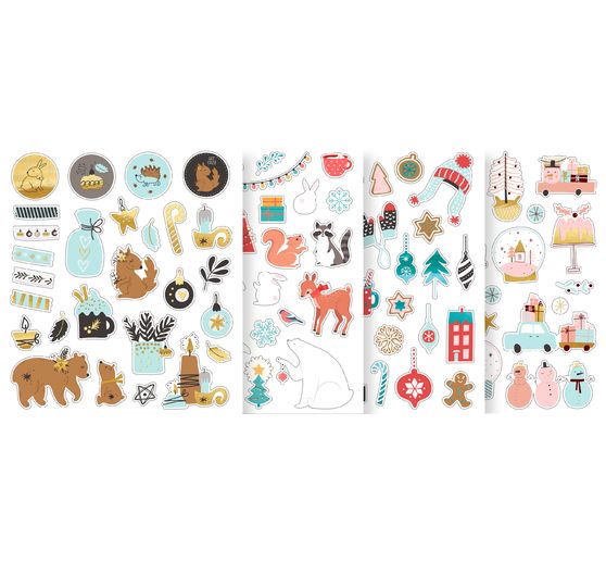 Glitzersticker-Set "Winter"