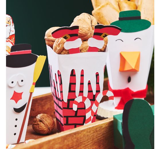 VBS Schablonen-Set "Weihnachts-Schachteln"