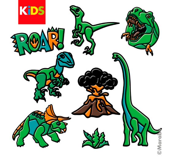 Marabu KiDS Window Color Set "Dinosaurier"