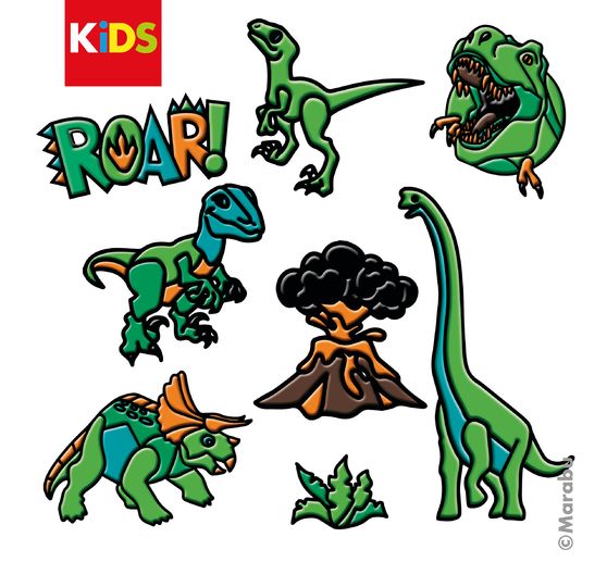 Marabu KiDS Window Color Set "Dinosaurier"