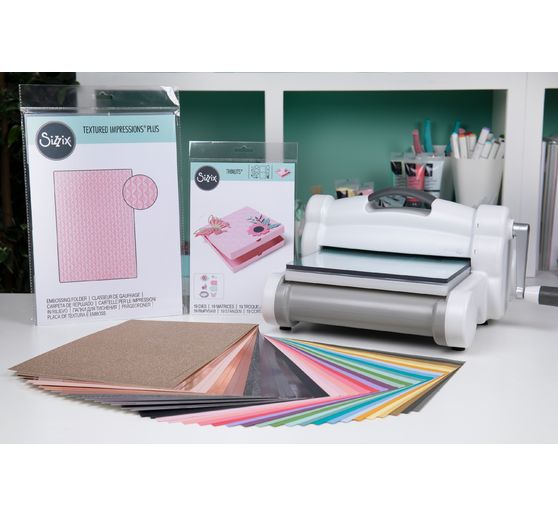 Sizzix Big Shot Plus White & Gray "Starter Kit"