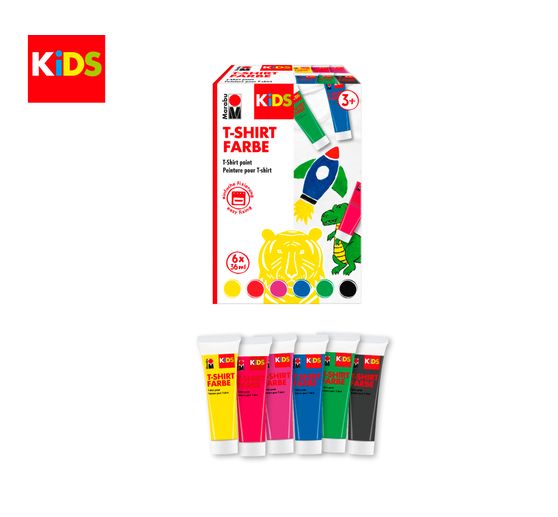 Marabu KiDS "T-Shirt Farbe", 6 x 36 ml