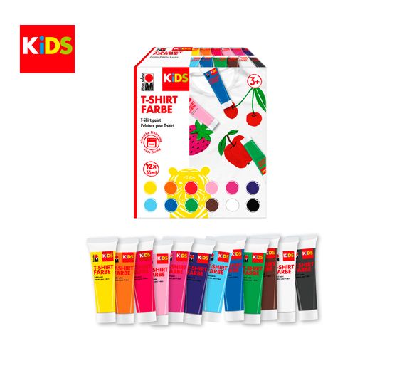 Marabu KiDS "T-Shirt Farbe", 12 x 36 ml