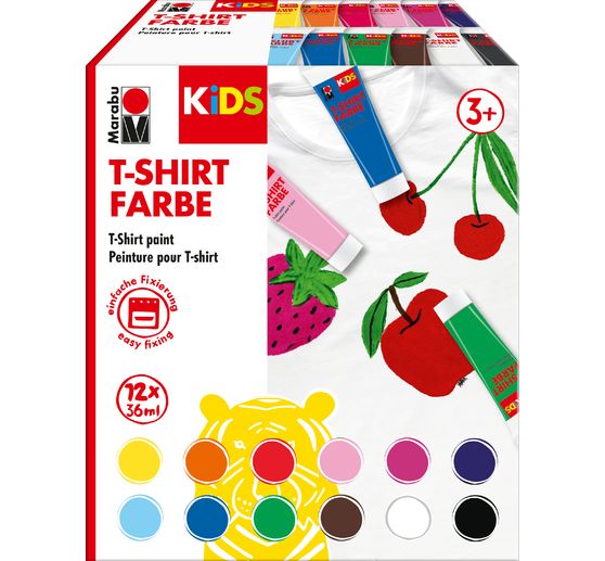 Marabu KiDS "T-Shirt Farbe", 12 x 36 ml