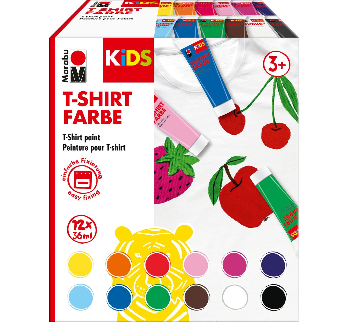 Marabu KiDS "T-Shirt Farbe", 12 x 36 ml