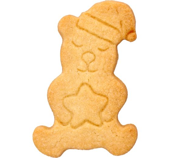 Ausstechform "Weihnachtsteddybär"
