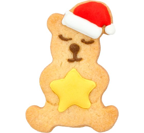 Ausstechform "Weihnachtsteddybär"