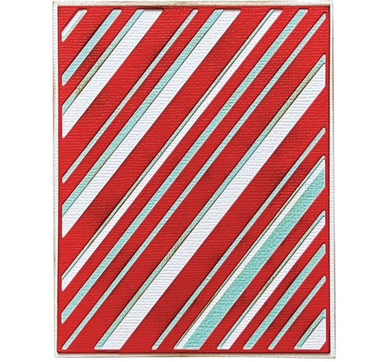 Sizzix Thinlits Stanzschablone "Layered Stripes by Tim Holtz"