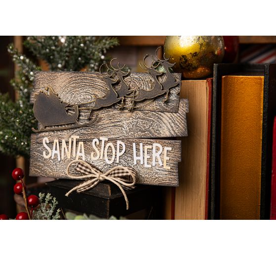 Sizzix 3D-Prägeschablone "Woodgrain by Tim Holtz"