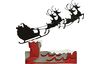 Sizzix Thinlits Punching template "Reindeer Sleigh by Tim Holtz"
