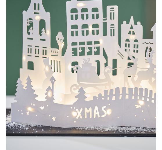 VBS Papier-Silhouette "Weihnachtsdorf"