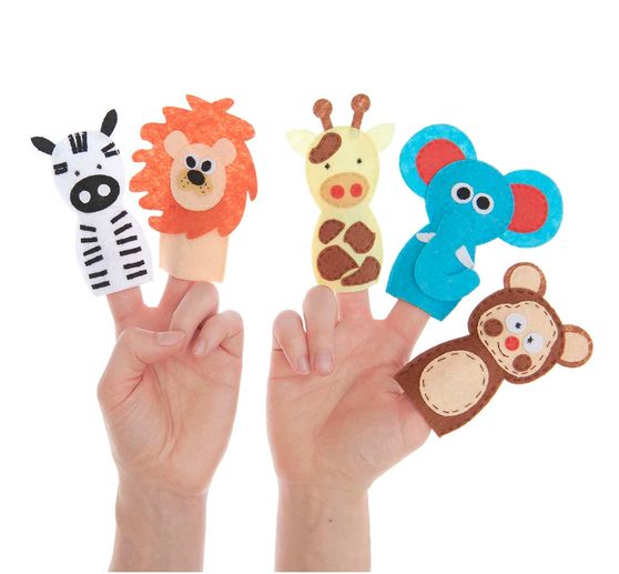Bastelset Fingerpuppen "Tiere"