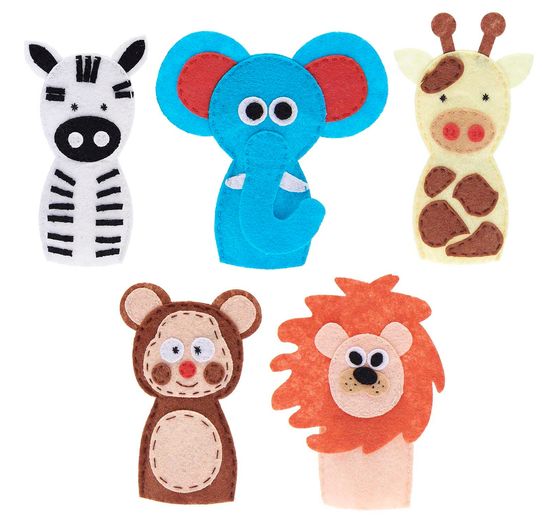 Bastelset Fingerpuppen "Tiere"