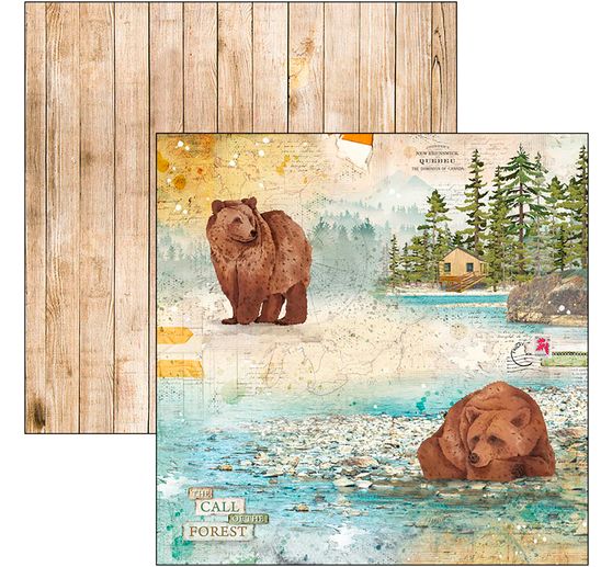 Scrapbook-Papier "Into the Wild"