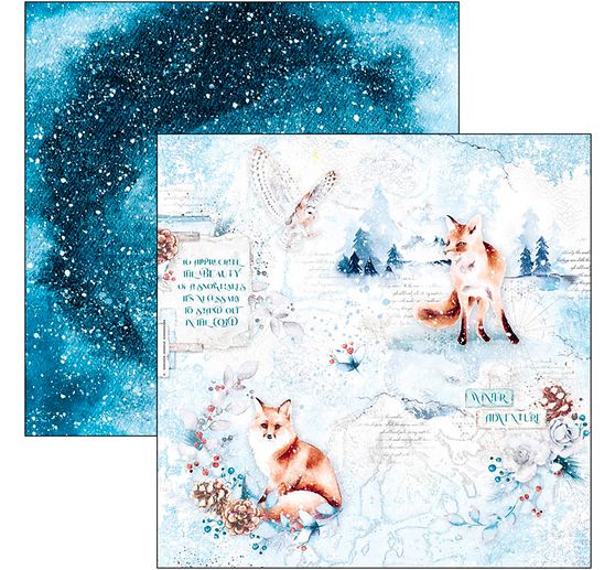 Scrapbook-Papier "Winter Journey"