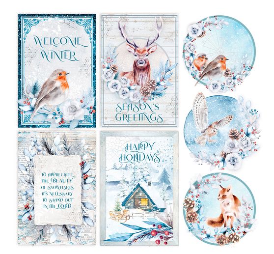 Vellum Paper "Winter Journey"