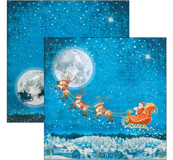 Scrapbook paper "Dear Santa"