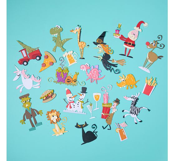 Sizzix Thinlits Stanzschablone "Infinite Doodles #2"
