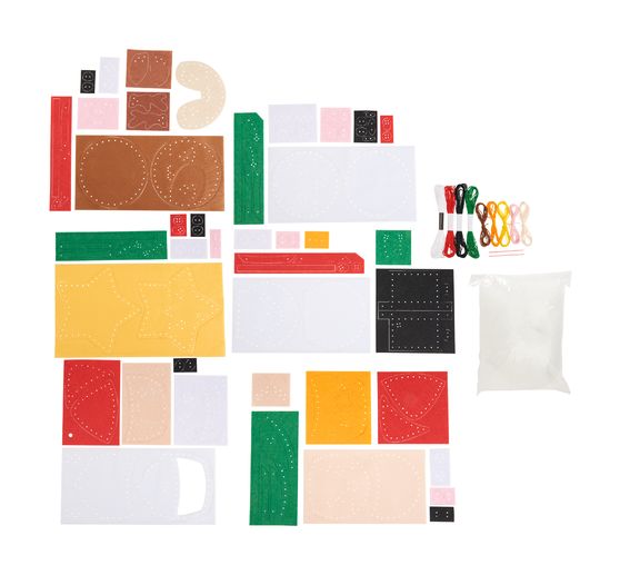Avenue Mandarine Kreativ-Box Nähen Mini Couz’IN "Weihnachtsanhänger"