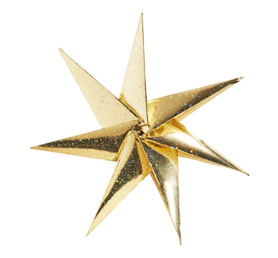 Faltpapier "Holografie Gold"