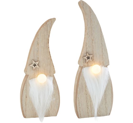 VBS Holz-Wichtel mit LED-Nase