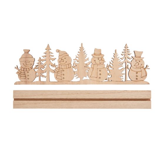 VBS Holz-Steckmotiv "Schneemänner"