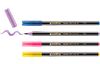 edding 1340 Brush pens "Glitter", set of 4