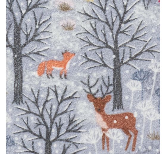 Sweat-Stoff "Winter Wood"