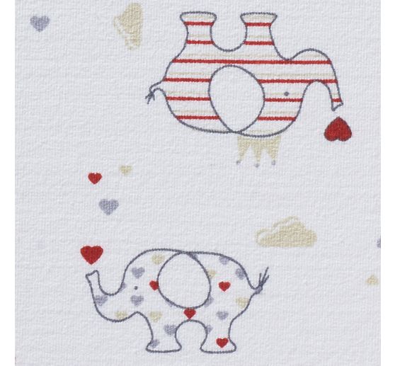 Jersey-Stoff "Elefant"