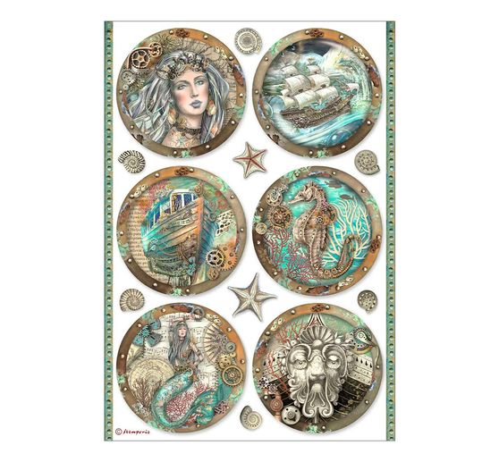 Motif straw silk assortment "Songs of the Sea"