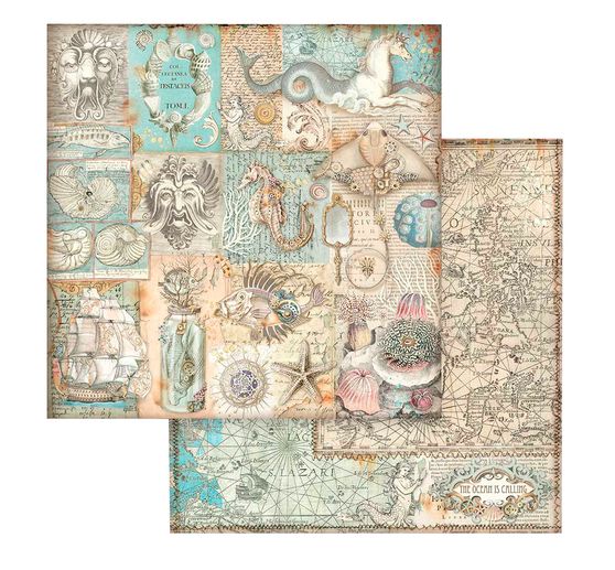 Scrapbook-Block "Songs of the Sea"