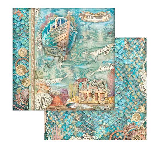 Scrapbook-Block "Songs of the Sea"