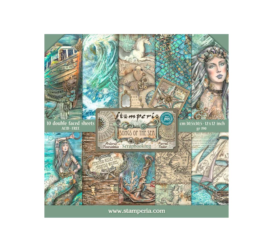 Scrapbook-Block "Songs of the Sea"