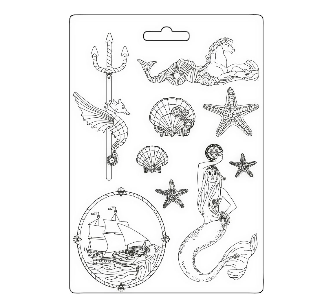 Gießform "Songs of the Sea - Mermaid"