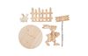 VBS Wooden building kit "Rabbit with shield"