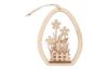 VBS Wooden building kit egg pendant "Bunny with egg"